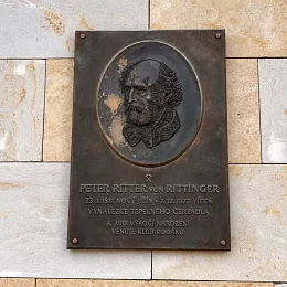 Pamětní deska Petera Rittera von Rittinger